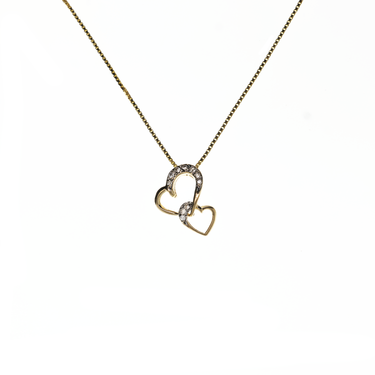 Yellow 14k Yellow Gold Baguette Heart Pendant 1 Ctw